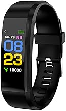 CAIFU Fitness Trackers - Smart Activity Trackers with Heart Rate, Sleep Monitor, Blood Oxygen, Step Counter& SMS Call Notification Health Exercise Watch for Men,