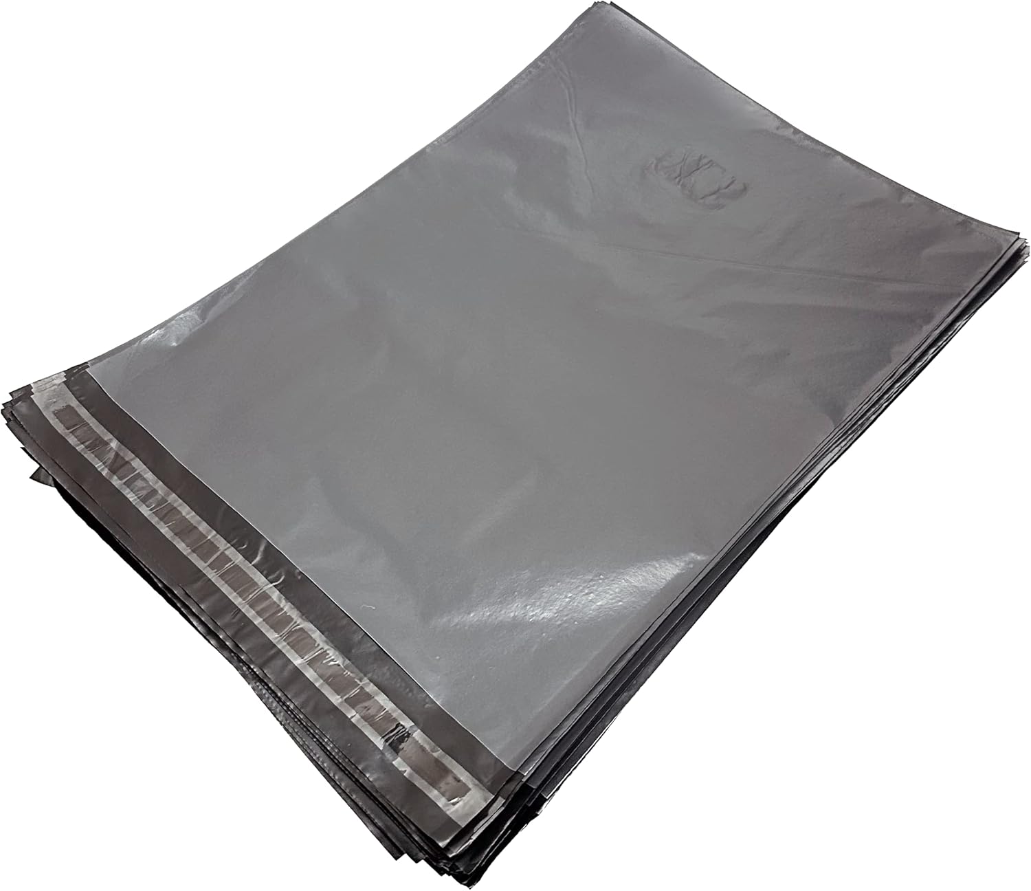 On1shelf Grey Postal Mailing Bags - 60mu Thickness - Durable, Waterproof, 12" x 16" (30x41cm) - 1500 Bags (Box)-4