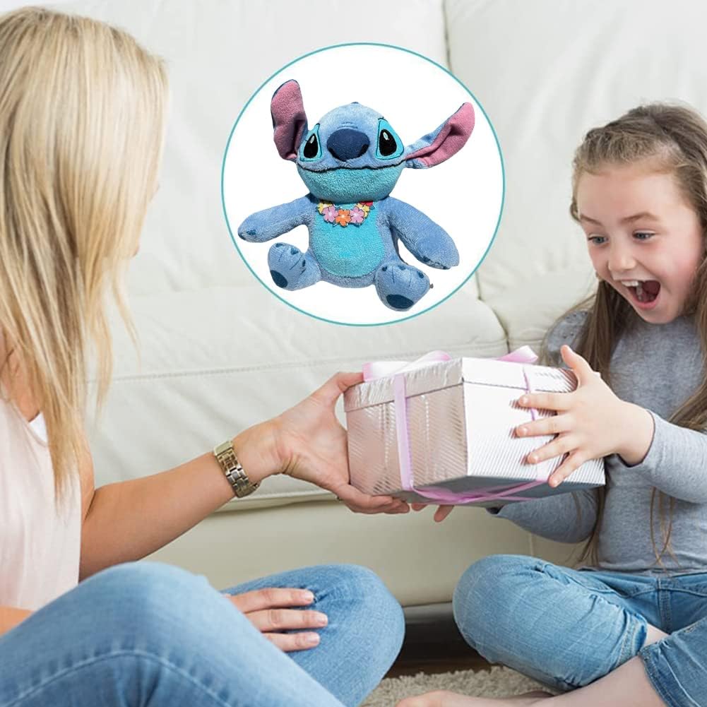 Hilloly Stitch Plush Toy, 15 cm Stitch Blue Stuffed Doll, For Boys And Girls Cute Soft Plush Sticth Toys Cartoon Doll Gift for Home Decoration Party Birthday-3