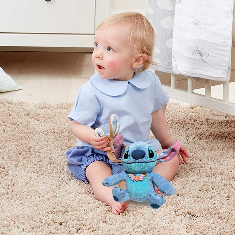 Hilloly Stitch Plush Toy, 15 cm Stitch Blue Stuffed Doll, For Boys And Girls Cute Soft Plush Sticth Toys Cartoon Doll Gift for Home Decoration Party Birthday-7