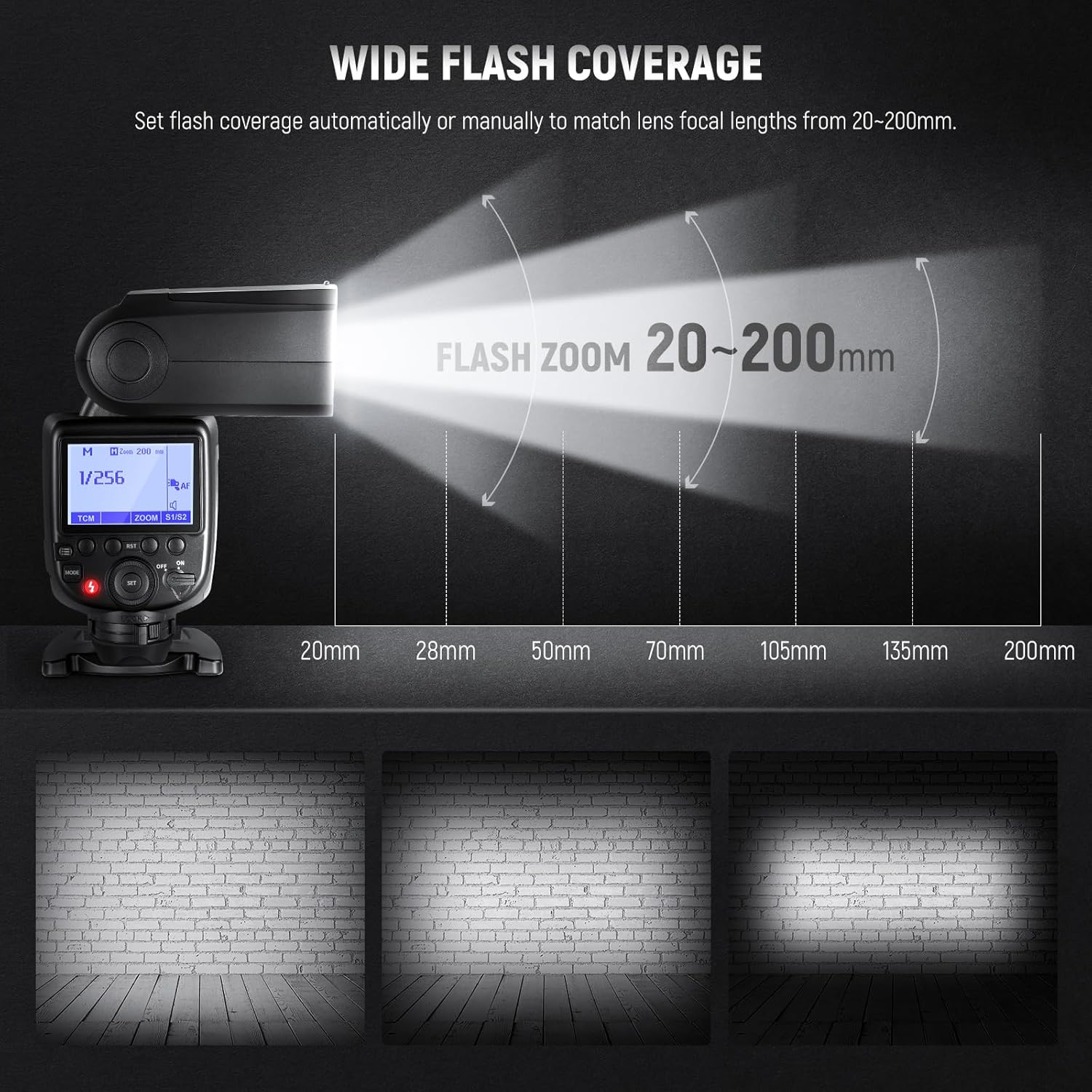 NEEWER NW700-N TTL Flash Speedlite Compatible with Nikon DSLR Cameras, 1/8000s High Speed Sync Speelight, 1/1-1/256 Output, TCM Function, 230 Full Power Flash, 0.1-2.7s Fast Recycling Flashlight-4