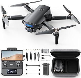 Holy Stone HS360S GPS Drone with 4K Camera for Adults, 20 Mins Flight Time, RC Quadcopter with GPS, Intelligent Follow Mode, Auto Return, Tap Fly, Altitude Hold, Time-lapse Photography