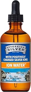 Sovereign Silver - Ion Water – 99.99% Pure – Only 2 Ingredients – No Added Silver Compounds - Easily Absorbed & Utilised in The Body - Concentrated 10ppm - 118ml Dropper Top