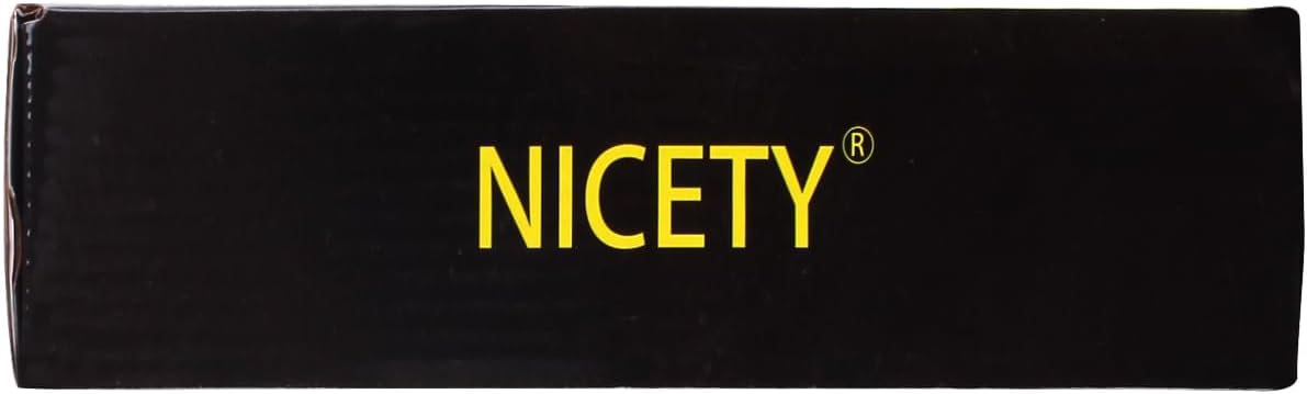 NICETY 60 Black Permanent Markers - Fine Point Permanent Marker Pens Set, Black pens For Adults, Works On Rock Paper Ceramic Wood Stone Metal Glass-10