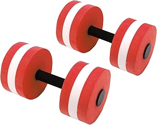 TITA-DONG 2pcs Water Floating Dumbbells, EVA Water Aerobic Exercise Foam Dumbbells, Aquatic Aerobics Foam Dumbbell Equipment for Swimming Pool