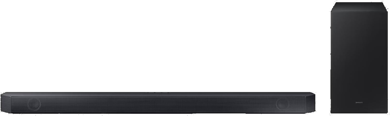 Samsung Q600C 3.1.2ch Q Series Soundbar Speaker (2023) - Dolby Atmos & Virtual DTS:X Audio With 9 In Built Speakers, 6.5" Wireless Subwoofer, Adaptive & Gaming Sound And Bluetooth Connectivity-0