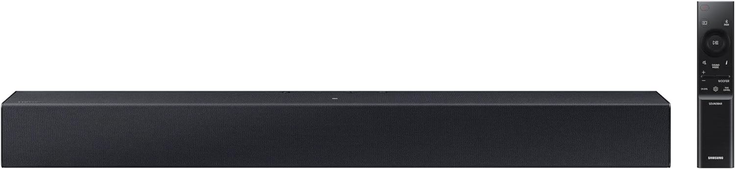 Samsung C400 2.0ch 270W Soundbar Speaker (2023) - Bluetooth Soundbar with 4 Speakers, Surround Sound Expansion mode-0