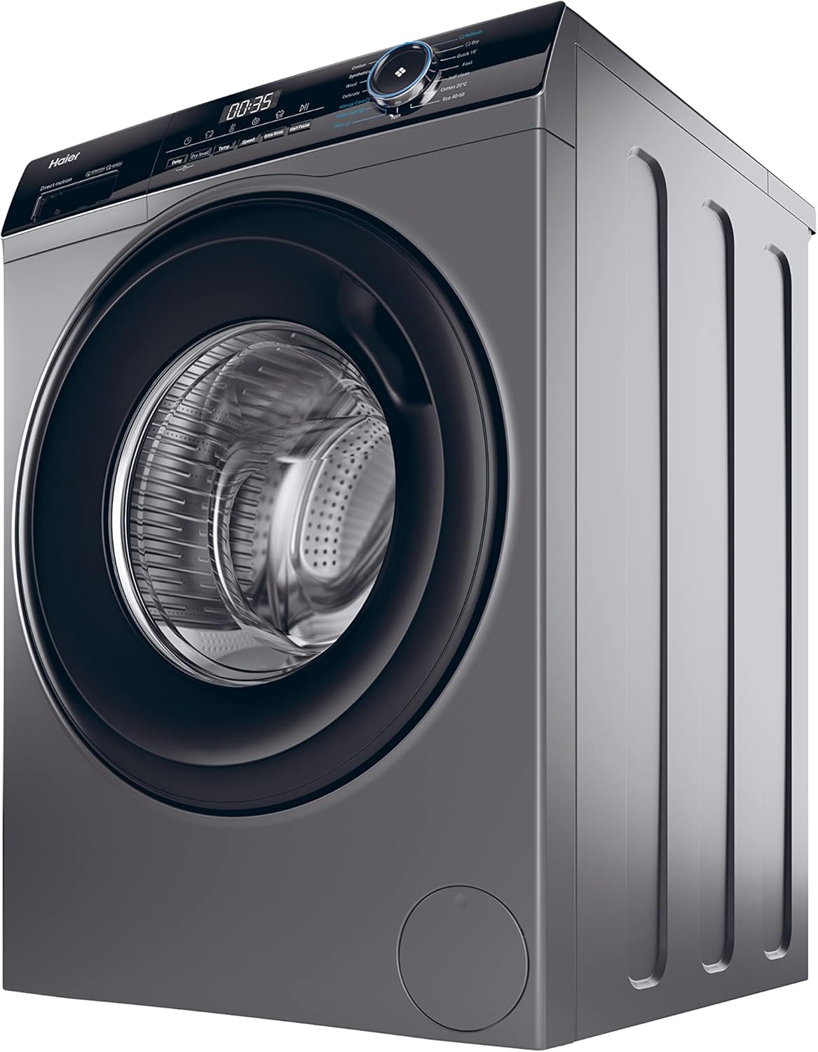 Haier HWD90-B14939S8 Freestanding Washer Dryer, 9kg/6kg Load, 1400RPM, Graphite [Energy Class D]-1