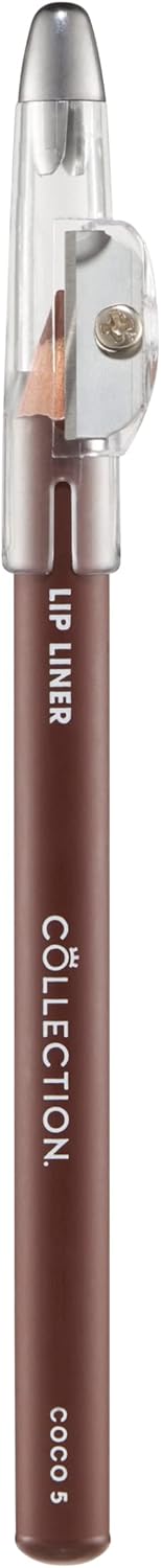 Collection Cosmetics Long-Lasting Lip Liner Pencil with Sharpener, Coco-0