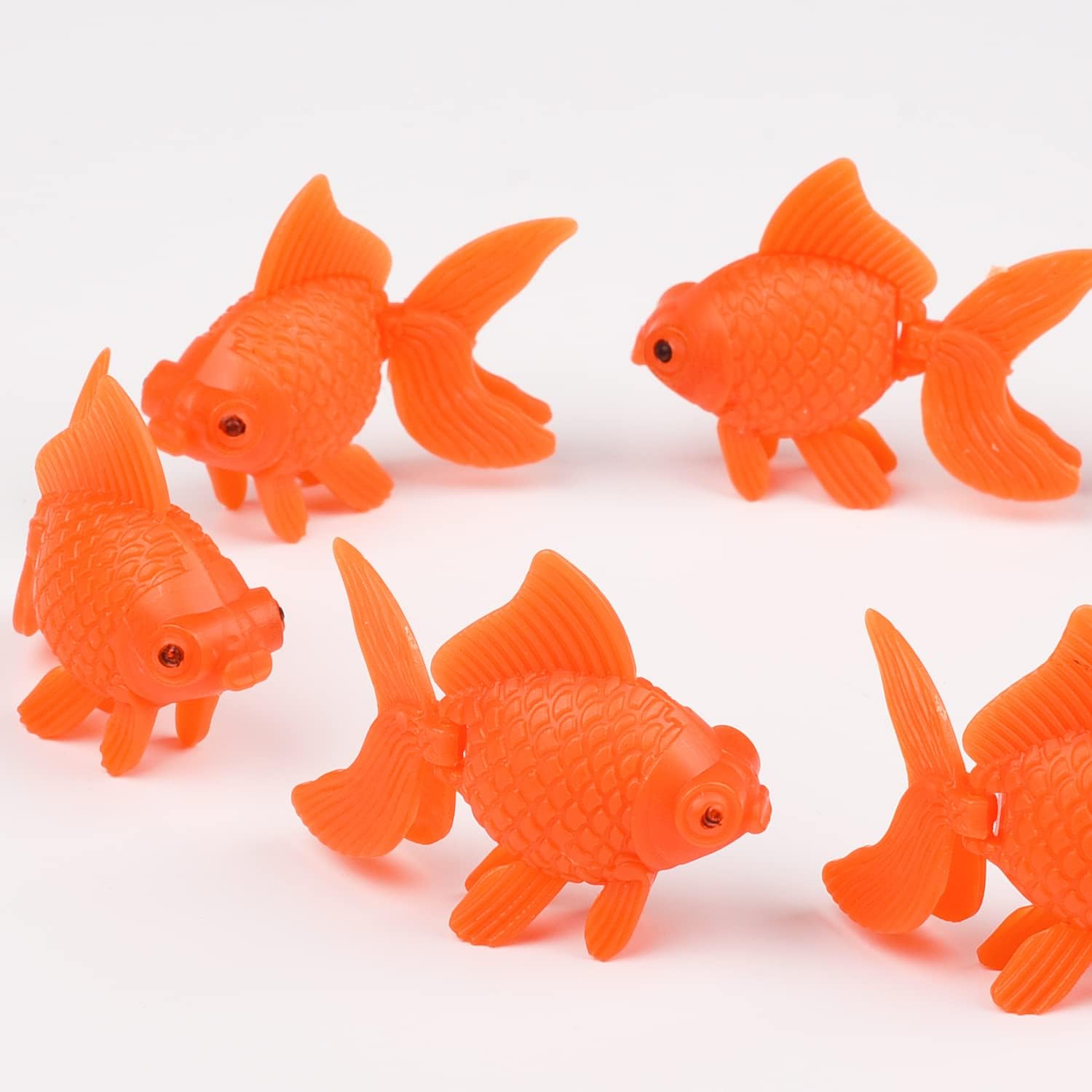 Lezevn 10Pcs Artificial Aquarium Fishes Artificial Floating Fishes Fake Fish Plastic Fish Artificial Moving Fish Ornament Decor Tank Terrarium Decoration for Aquarium Fish Tank-2