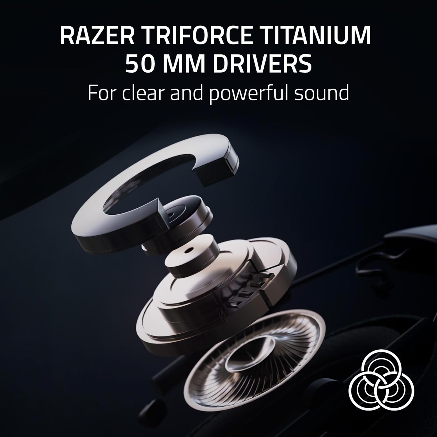 Razer BlackShark V2 Pro (2023) for PC - Premium Wireless E-Sports Headset (HyperClear Super Wideband Mic, TriForce Titanium 50 mm Driver, Bluetooth, Up to 70hrs Battery) Black-2