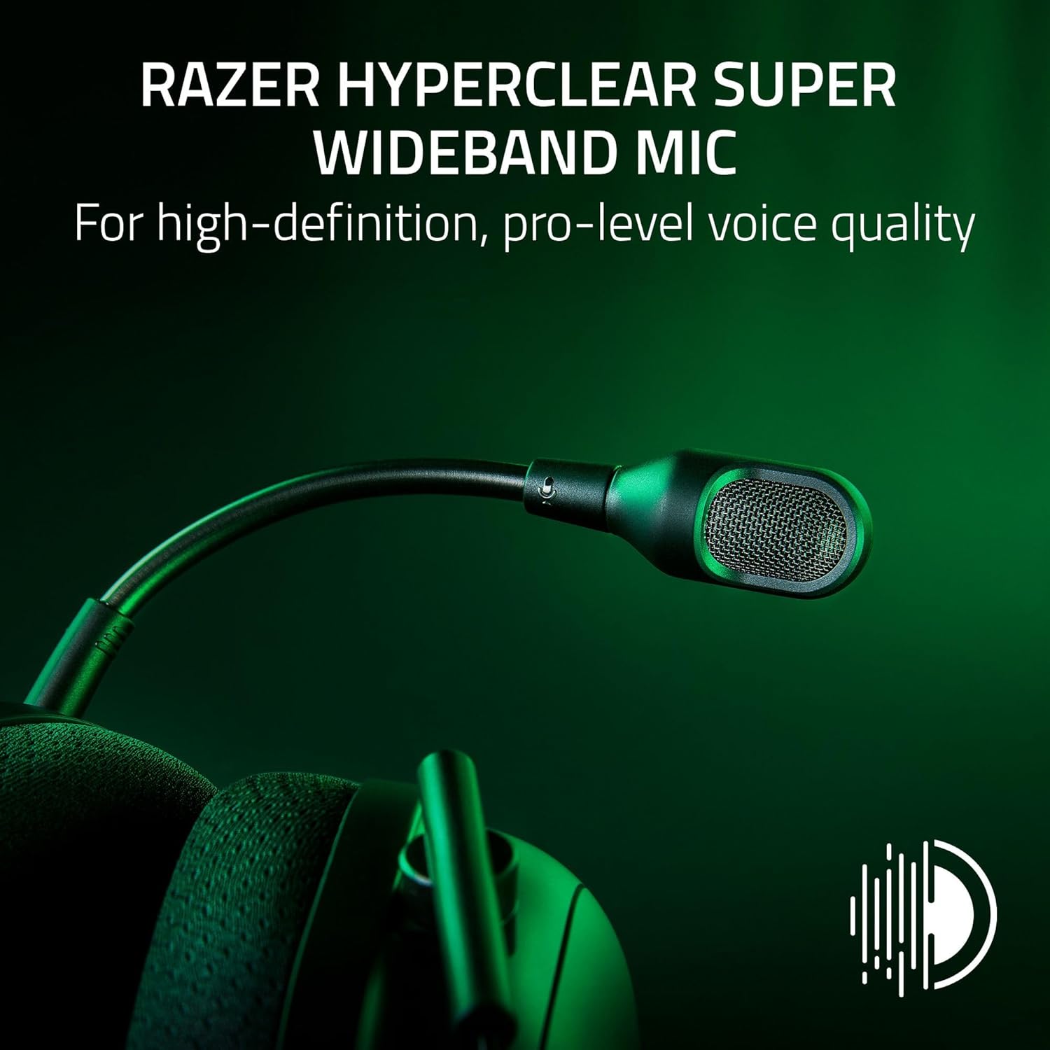 Razer BlackShark V2 Pro (2023) for PC - Premium Wireless E-Sports Headset (HyperClear Super Wideband Mic, TriForce Titanium 50 mm Driver, Bluetooth, Up to 70hrs Battery) Black-4