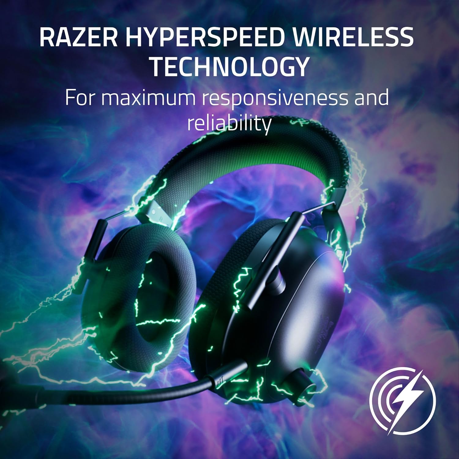 Razer BlackShark V2 Pro (2023) for PC - Premium Wireless E-Sports Headset (HyperClear Super Wideband Mic, TriForce Titanium 50 mm Driver, Bluetooth, Up to 70hrs Battery) Black-6