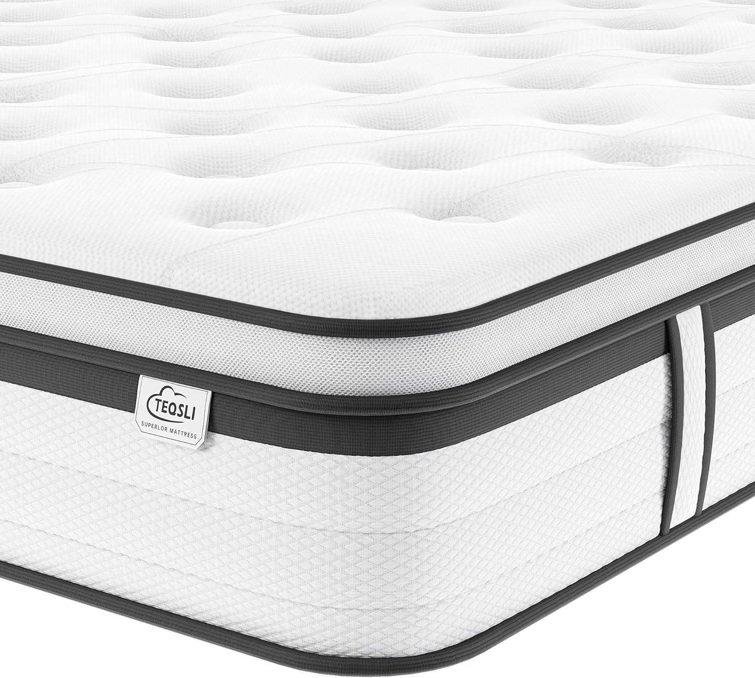 TeQsli Small Double Mattress 4FT, 10.6 Inch Gel Memory Foam Pocket Sprung Orthopedic Mattress Edge Support & Motion Isolation Spring Hybrid Small Double Mattress Medium Firm Feel 120x190x27cm-7