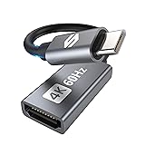 Silkland USB C to HDMI Adapter 4K@60Hz, USB C to HDMI Adapter (Thunderbolt 4/3 Compatible), USB C HDMI for MacBook Pro/MacBook Air, iMac, iPad Pro/Air, Galaxy S8-S23, Pixelbook, Dell XPS