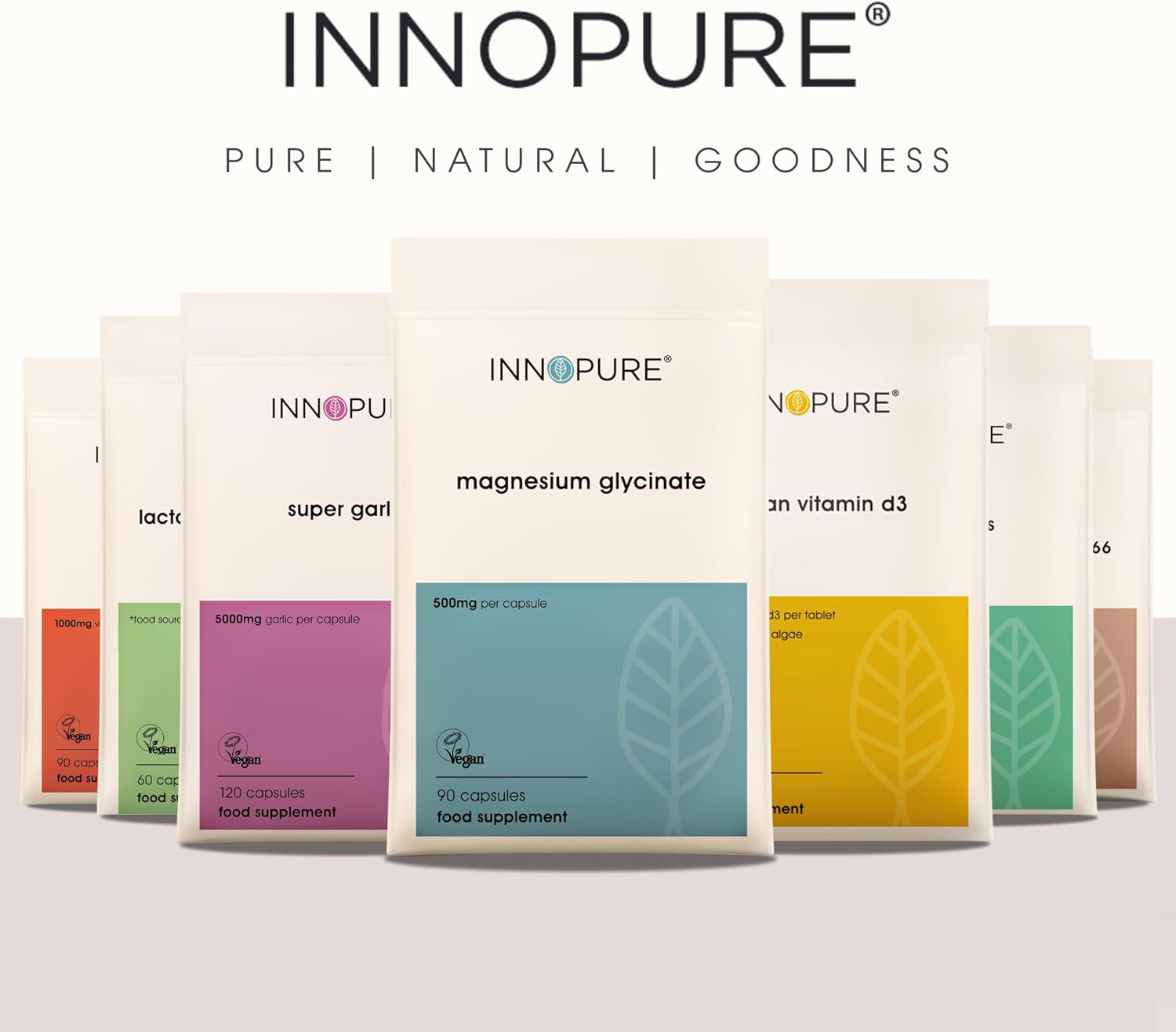 INNOPURE Magnesium Glycinate - 180 Capsules - Bioavailable Magnesium Supplements for Sleep Support - 500mg Per Capsule Providing 100mg of Pure Elemental Magnesium Bisglycinate Powder - Made in The UK-6