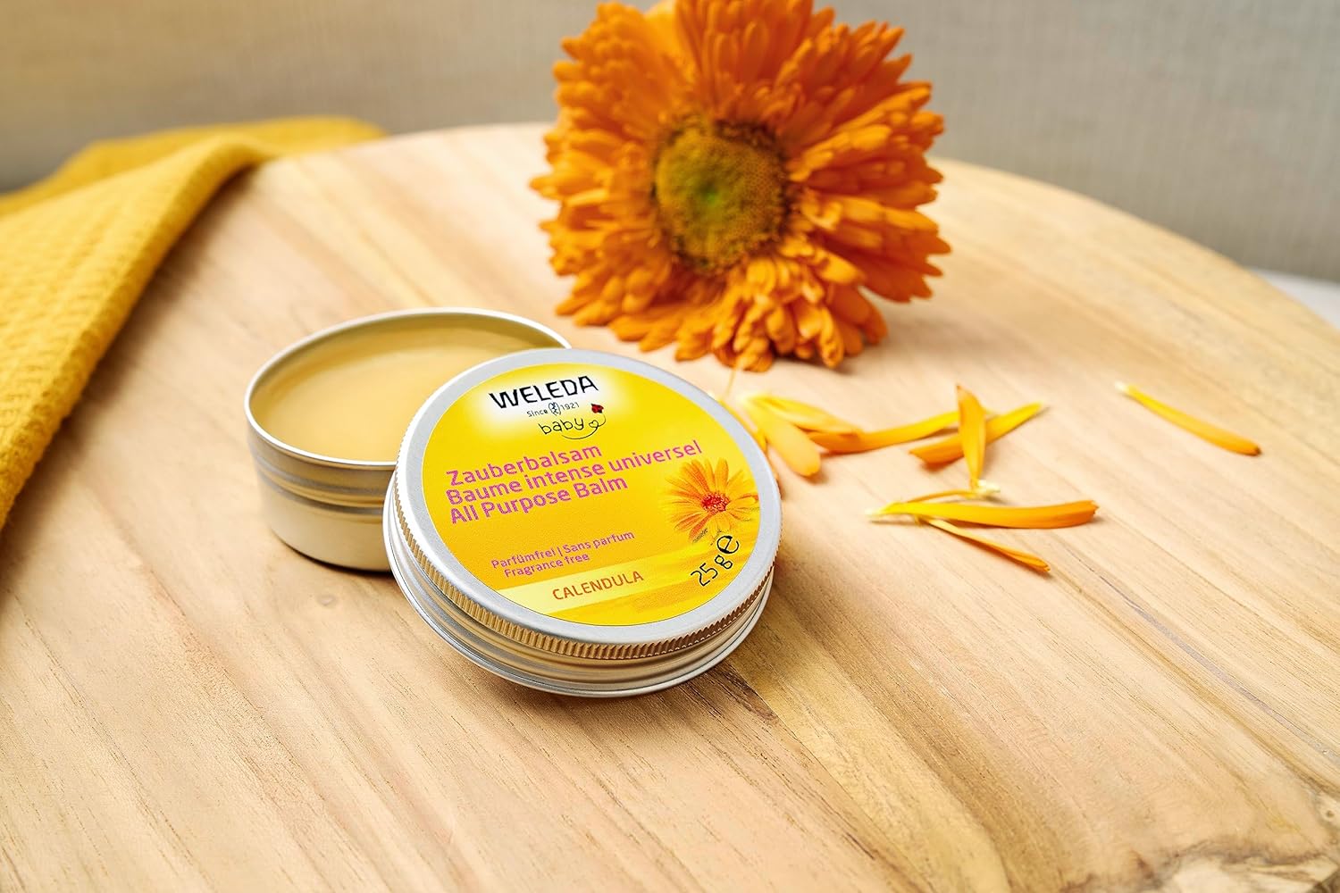 Weleda Baby All Purpose Balm, Baby Balm, Calendula Balm, Recommended by Midwives, Fragrance Free, Dermatologically Tested, Gentle Protection, 100% Certified Natural, 25g-3