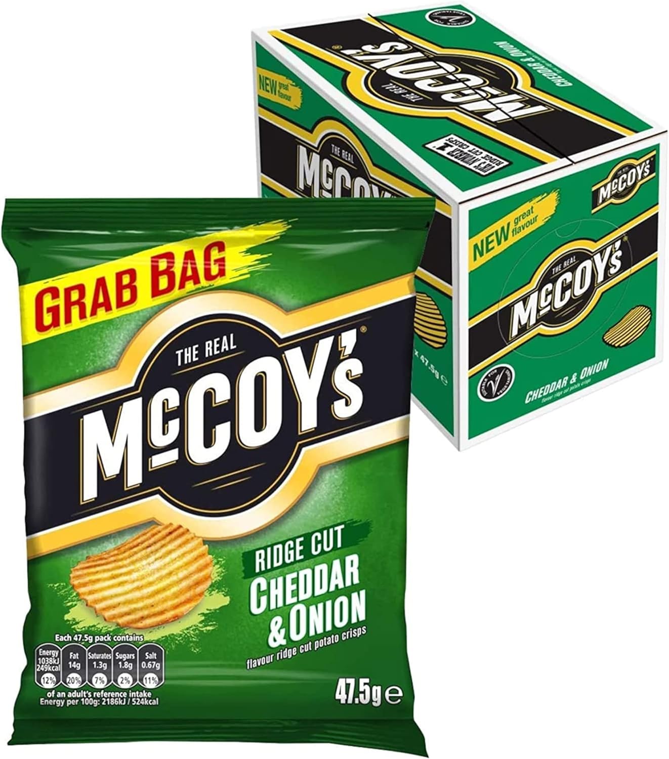 McCoy's Crisps Selection, Pick Any 3 Cases of 36x45g for Any Flavours of Your Choosing - Includes 7 Varieties of Crunchy Potato Crisps Perfect for Snacking-1