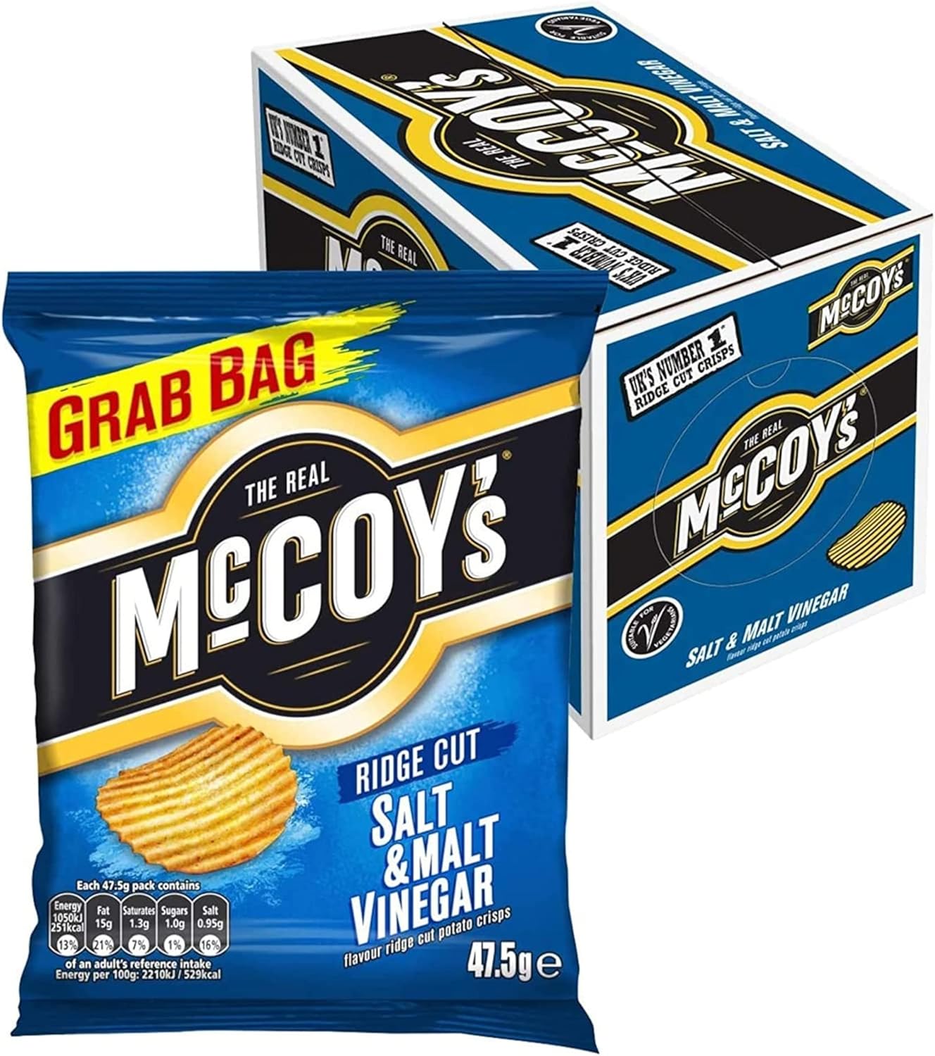 McCoy's Crisps Selection, Pick Any 3 Cases of 36x45g for Any Flavours of Your Choosing - Includes 7 Varieties of Crunchy Potato Crisps Perfect for Snacking-3