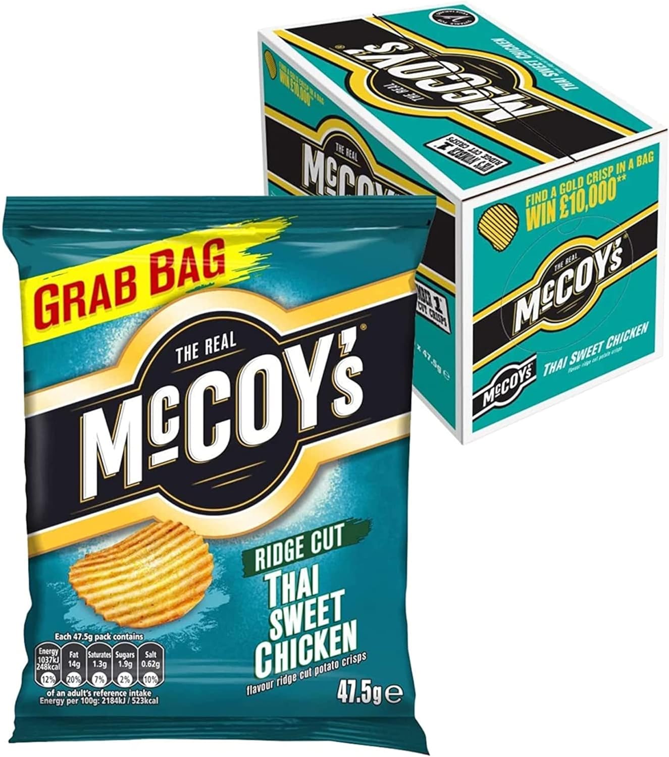 McCoy's Crisps Selection, Pick Any 3 Cases of 36x45g for Any Flavours of Your Choosing - Includes 7 Varieties of Crunchy Potato Crisps Perfect for Snacking-4