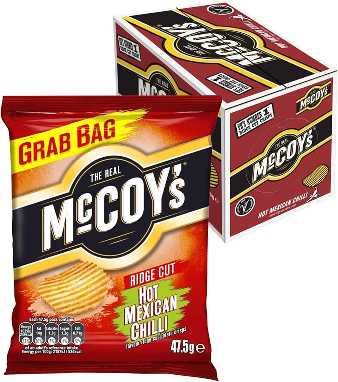 McCoy's Crisps Selection, Pick Any 3 Cases of 36x45g for Any Flavours of Your Choosing - Includes 7 Varieties of Crunchy Potato Crisps Perfect for Snacking-7