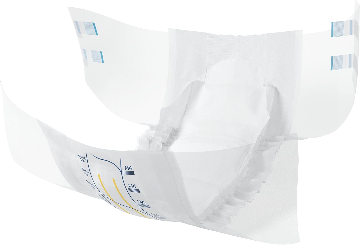 ABENA Slip Premium All-In-One Incontinence Pads For Men & Women, Eco-Labelled Womens Incontinence Pads, Mens Incontinence Pads - Medium 4, 70-110cm Waist, 2000ml Absorbency, 21PK-3