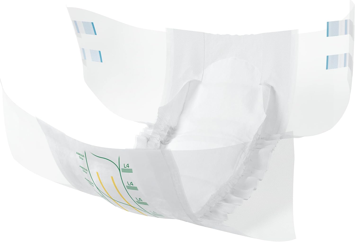 ABENA Slip Premium All-In-One Incontinence Pads For Men & Women, Eco-Labelled Womens Incontinence Pads, Mens Incontinence Pads, - Large 4, 100-150cm Waist, 4000ml Absorbency, 18PK-3