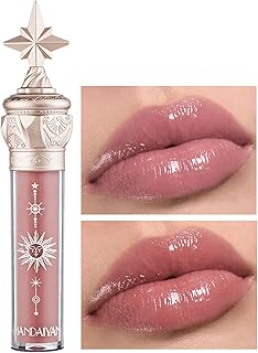 Lip Gloss,Tinted Lip Balm,Lip Tint,Plumping Lip Gloss,Lip Stain,Lipgloss,Tinted Lip Balm,Lip Plumper Gloss,Waterproof Long Lasting Lipstick,Nude Lip Gloss,Glossier Lip Gloss Liquid Lipsticks (#708)