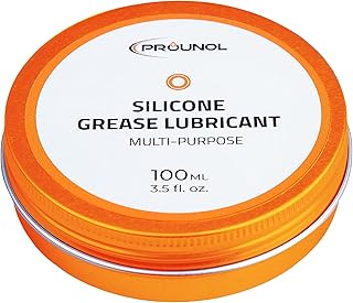 Prounol 100% Silicone Grease, General-Purpose Dielectric Paste, Waterproof HT Rubber Grease (100ml)