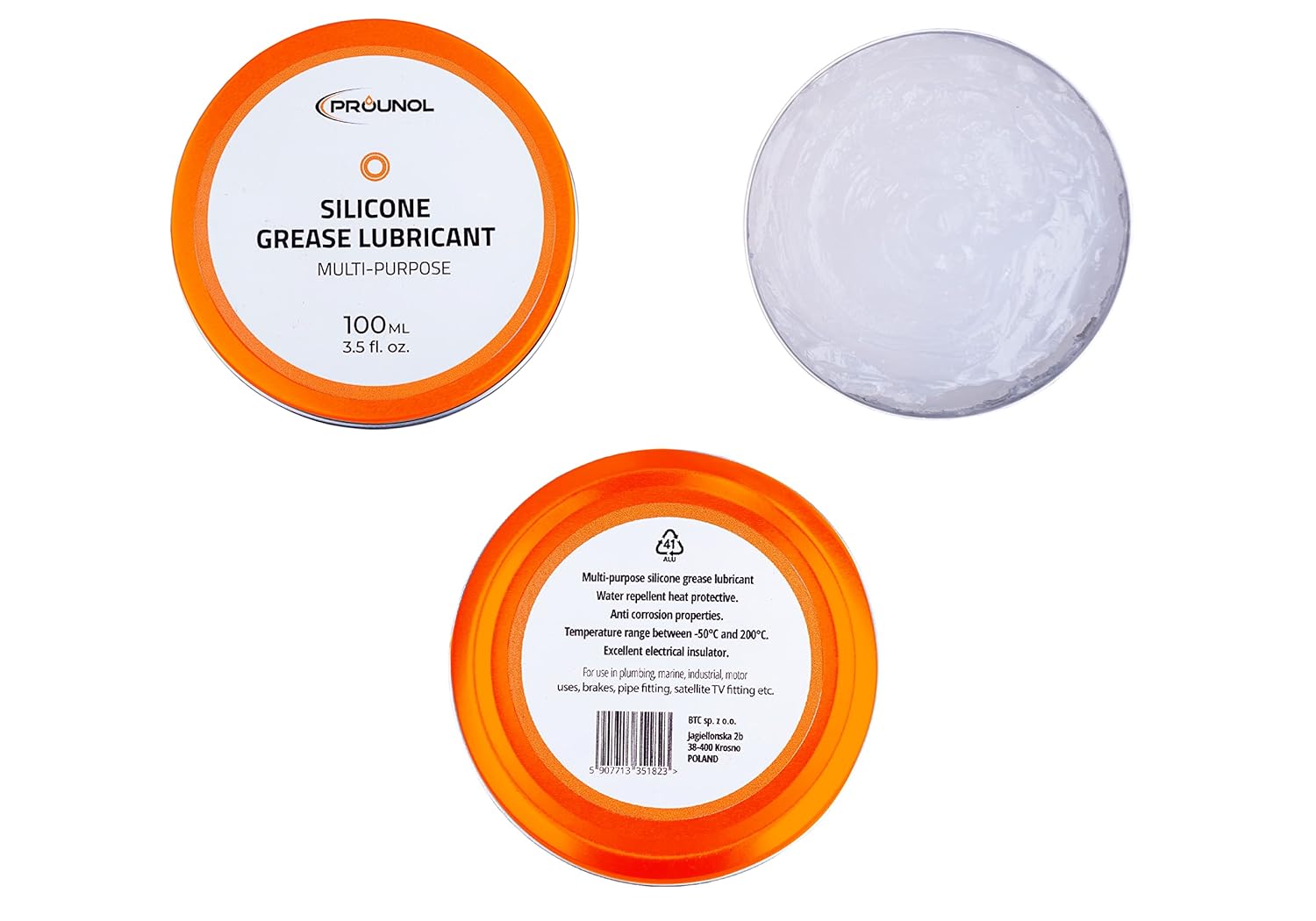 Prounol 100% Silicone Grease, General-Purpose Dielectric Paste, Waterproof HT Rubber Grease (100ml)-8