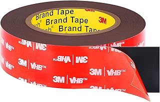 Summerbrite Double Sided Tape Heavy Duty, Double Sided Foam Tape 16FT Length, 0.94inch Width, Waterproof Mounting Tape for Car, Home Decor, Office Decor