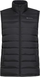 Mountain Warehouse Seasons Mens Padded Gilet - Water Resistant Gilet, Body Warmer, Lightweight Jacket, Easy to Store Coat - for Spring Summer Travelling, Walking