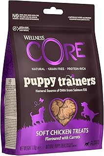 Wellness CORE Puppy Trainers, Treats for Puppy Training, Grain Free Puppy Treats, Rich in Meat, Perfect as Training Treats, 170g