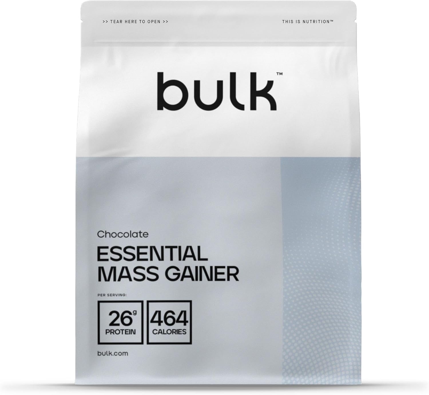 Bulk Essential Mass Gainer, Protein Shake for Weight Gain, Chocolate, 1 kg, 8 Servings, Packaging May Vary-0