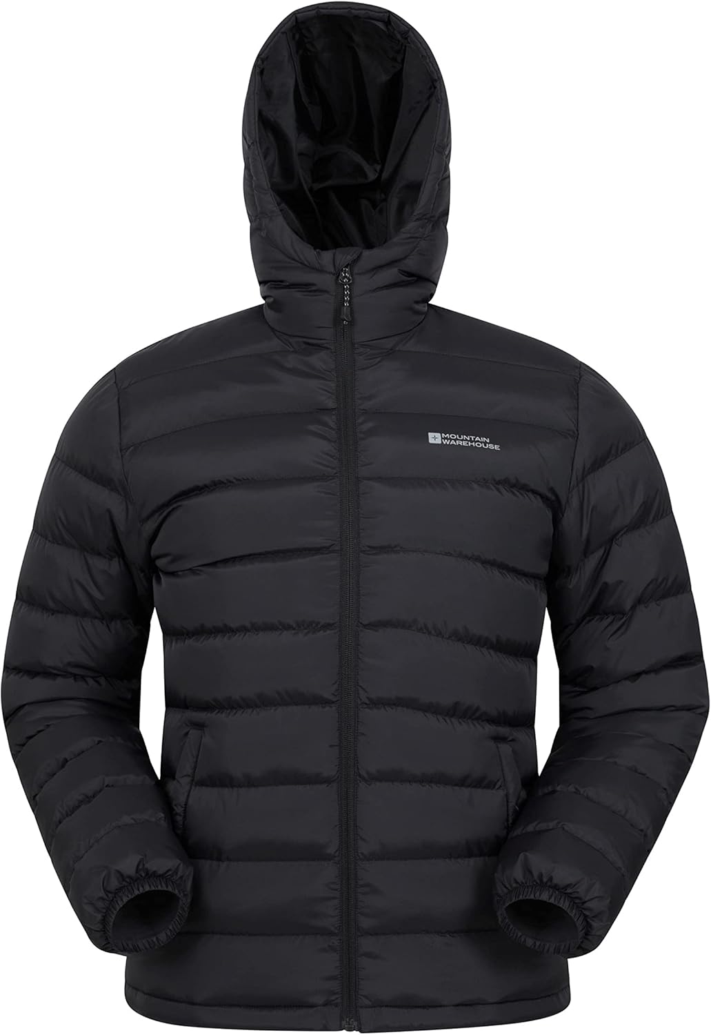 Mountain Warehouse Season Mens Padded Jacket - Water Resistant Jacket, Lightweight, Warm, Lab Tested to -30C, Microfibre Filler - for Travelling, Walking-0