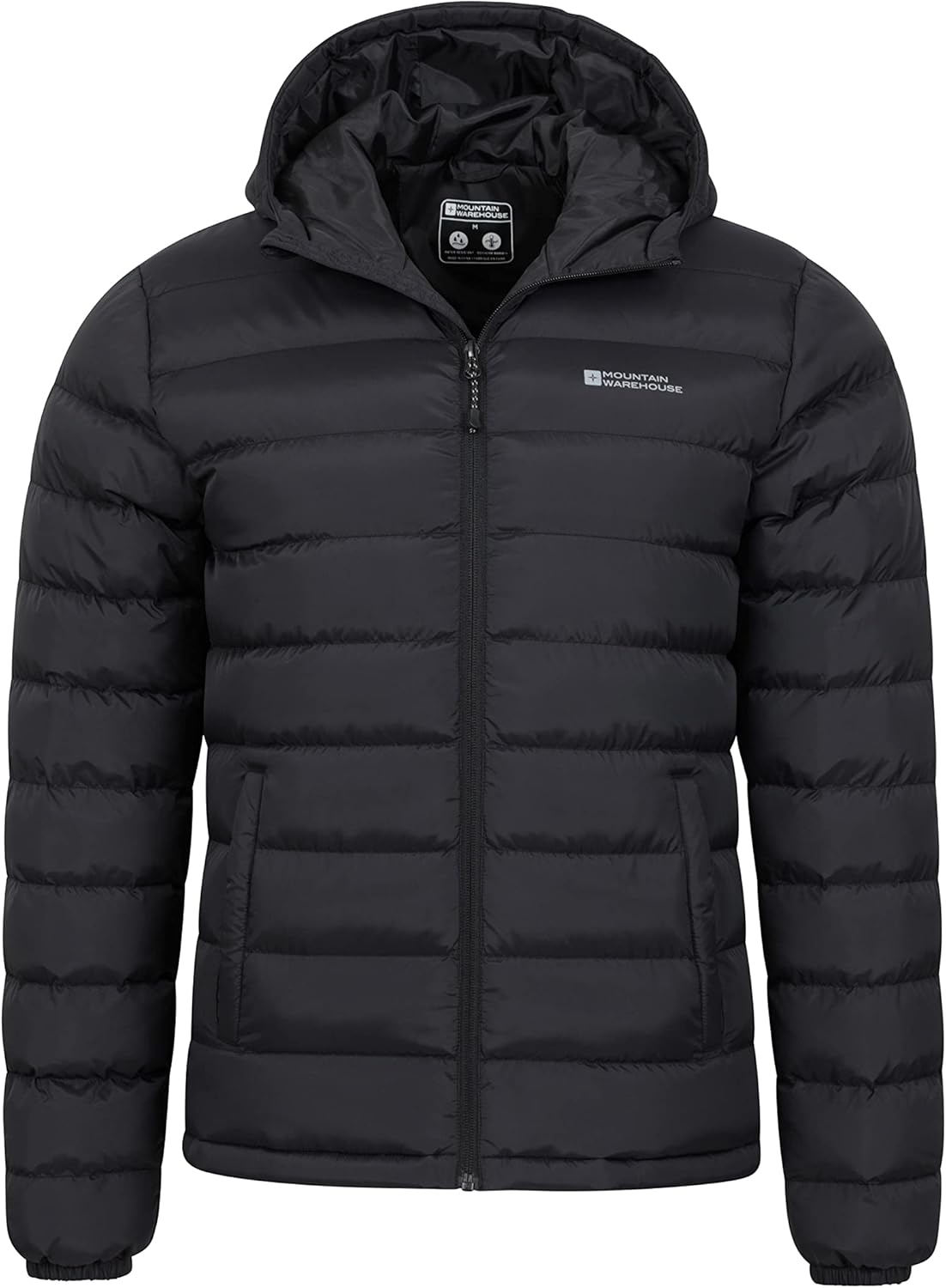 Mountain Warehouse Season Mens Padded Jacket - Water Resistant Jacket, Lightweight, Warm, Lab Tested to -30C, Microfibre Filler - for Travelling, Walking-4