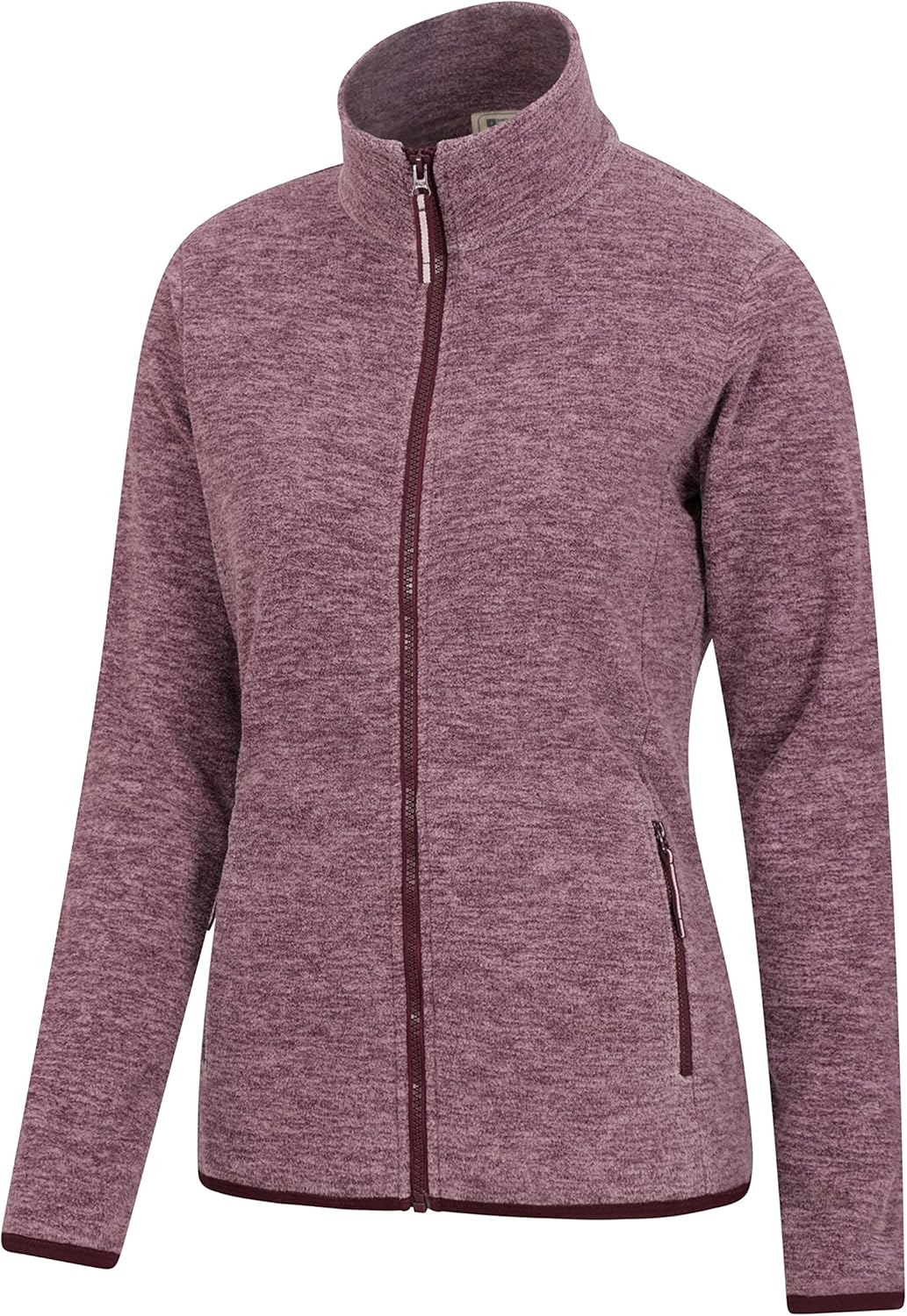 Mountain Warehouse Snowdon Womens Full Zip Fleece - Lightweight Ladies Sweater Top, Breathable Baselayer, Antipill - Best for Spring Summer, Camping & Hiking-2