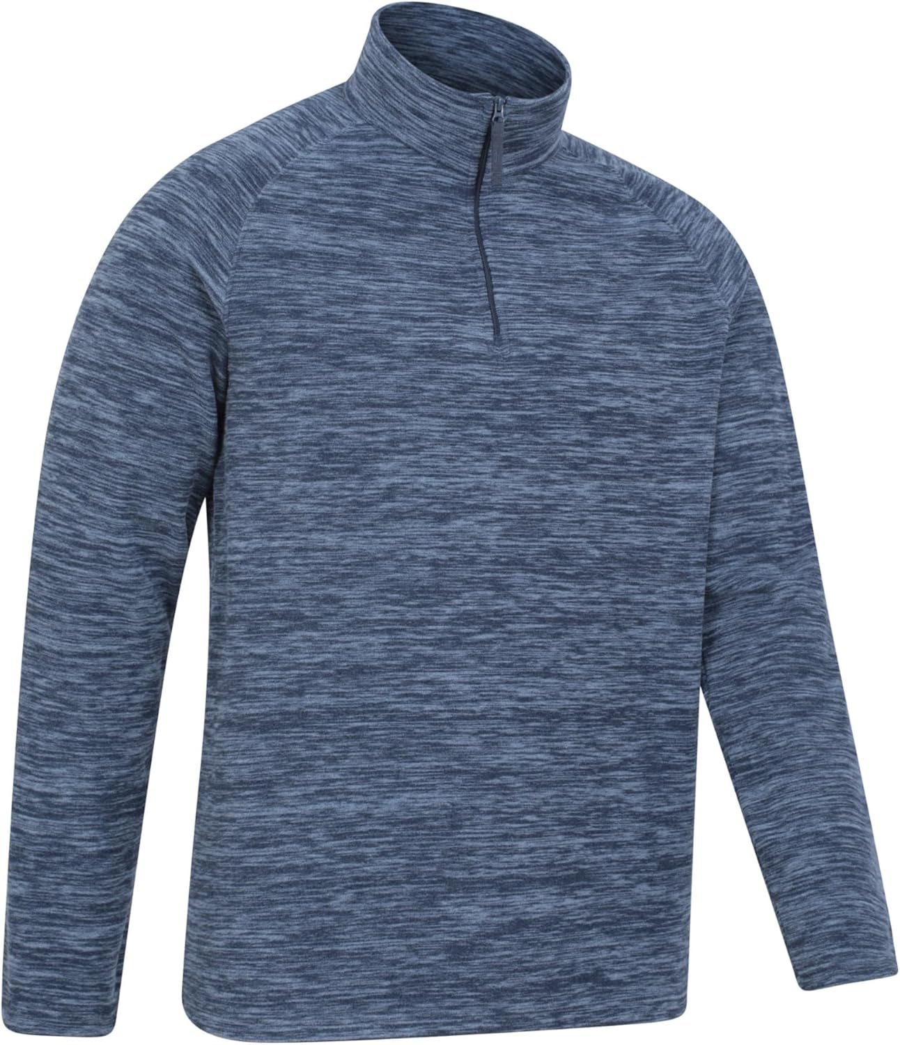 Mountain Warehouse Snowdon Mens Micro Fleece Top - Warm, Breathable, Quick Drying, Zip Collar Fleece Sweater, Soft & Smooth Pullover - For Autumn Winter, Travelling, Walking-2