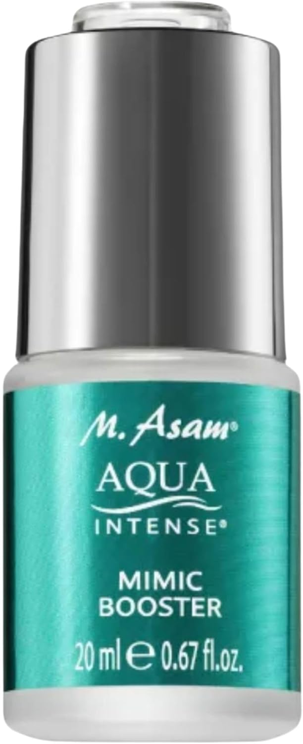 M. Asam AQUA INTENSE Mimic Booster Serum (0.67 Fl Oz) – Facial moisturizer with hyaluronic acid & high-tech peptide for targeted smoothing of expression lines, fragnance-free and vegan-0