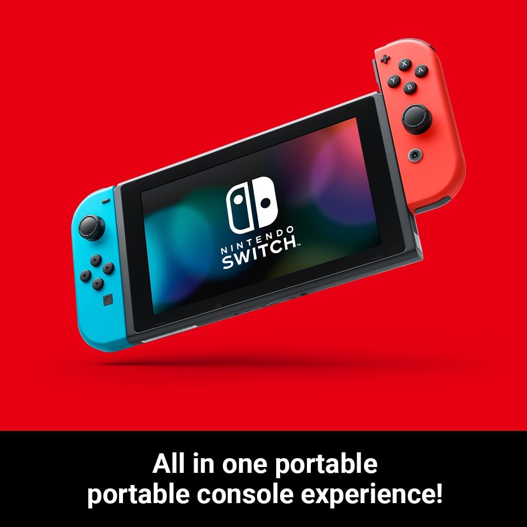 Nintendo Switch (Neon Red/Neon blue)-1