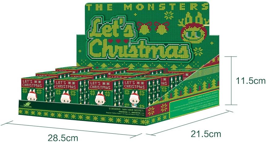 POP MART THE MONSTERS Together Christmas Series - Star Glow Mosaic display box 3Boxes 2.5 inches Articulated Character Premium Design gifts for women Fan-Favorite blind box Collectible Toy Art Toy-7