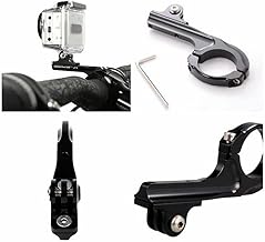 NASHnal Camera Motorcycle Mount, Handlebar Mount Clip for Bike Bicycle Moto Motorcycle Handlebar, Compatible with Gopro Hero 9 8 7 6 5 4 Session Fusion 3+ 3, and other Action Cameras