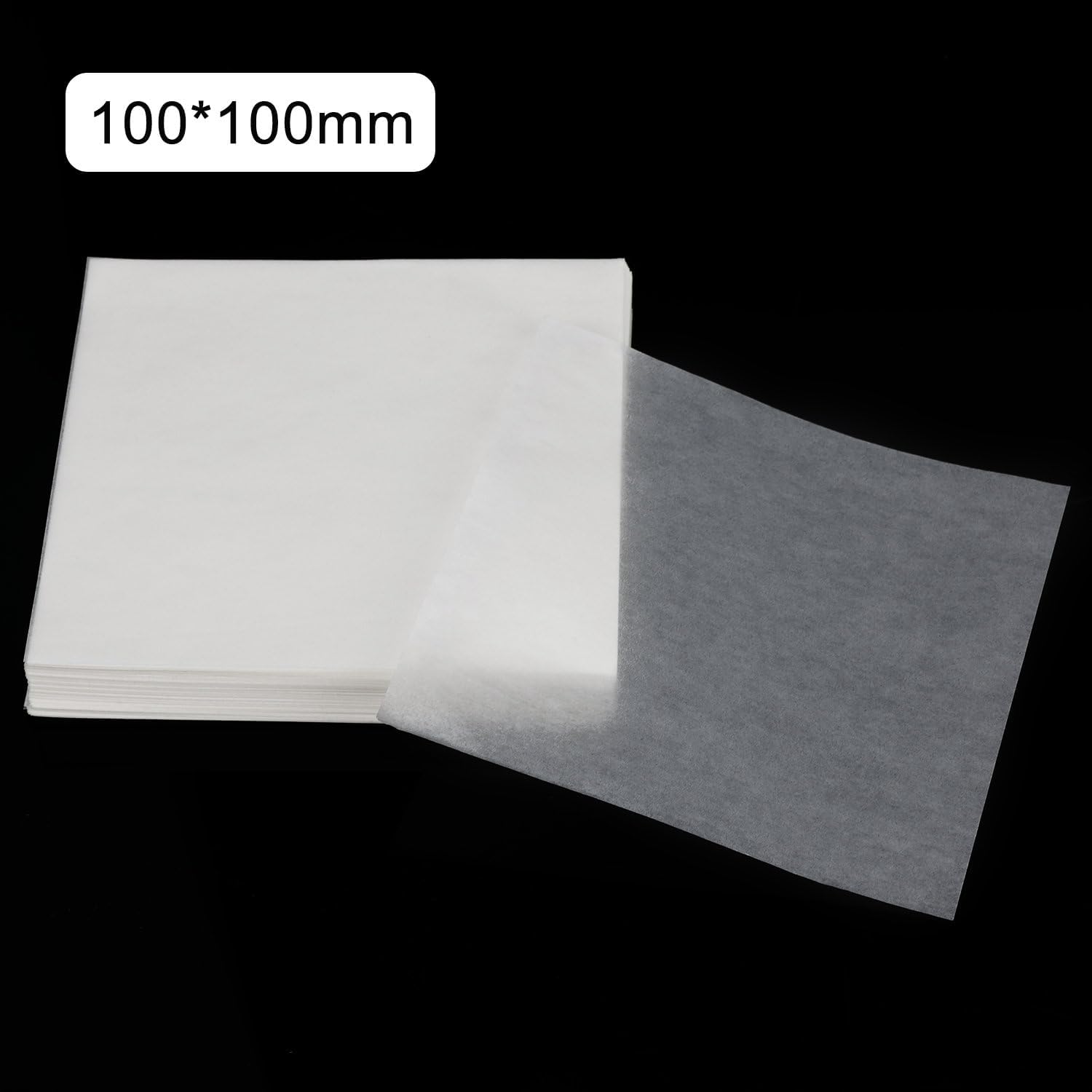 stonylab Weighing Paper, 100 x 100 mm Nitrogen-Free Sample Weighing Papers Scale Paper Analytical Balance Weigh Paper for Laboratory Research, Pack of 500-1