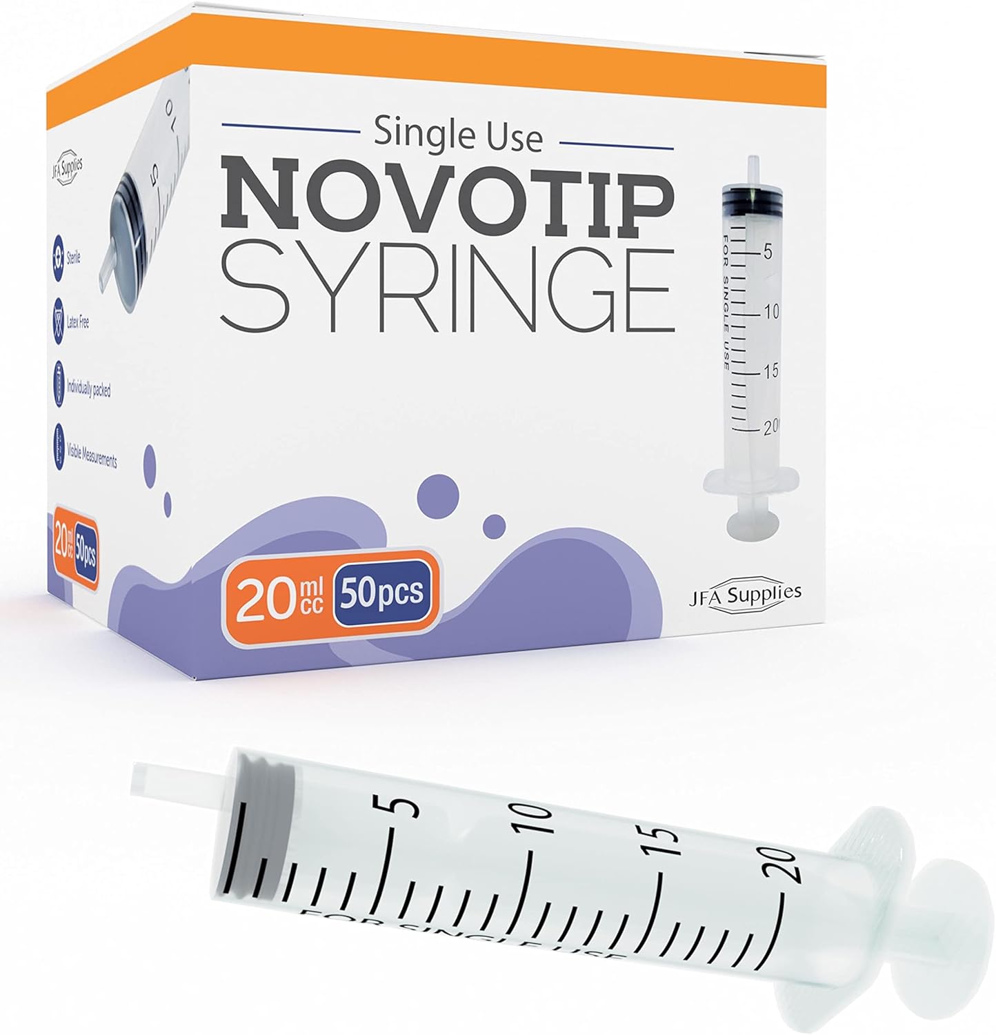 Novotip 20ml Syringe - Box of 50-0