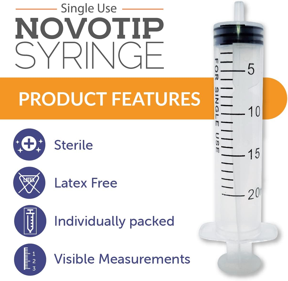 Novotip 20ml Syringe - Box of 50-2