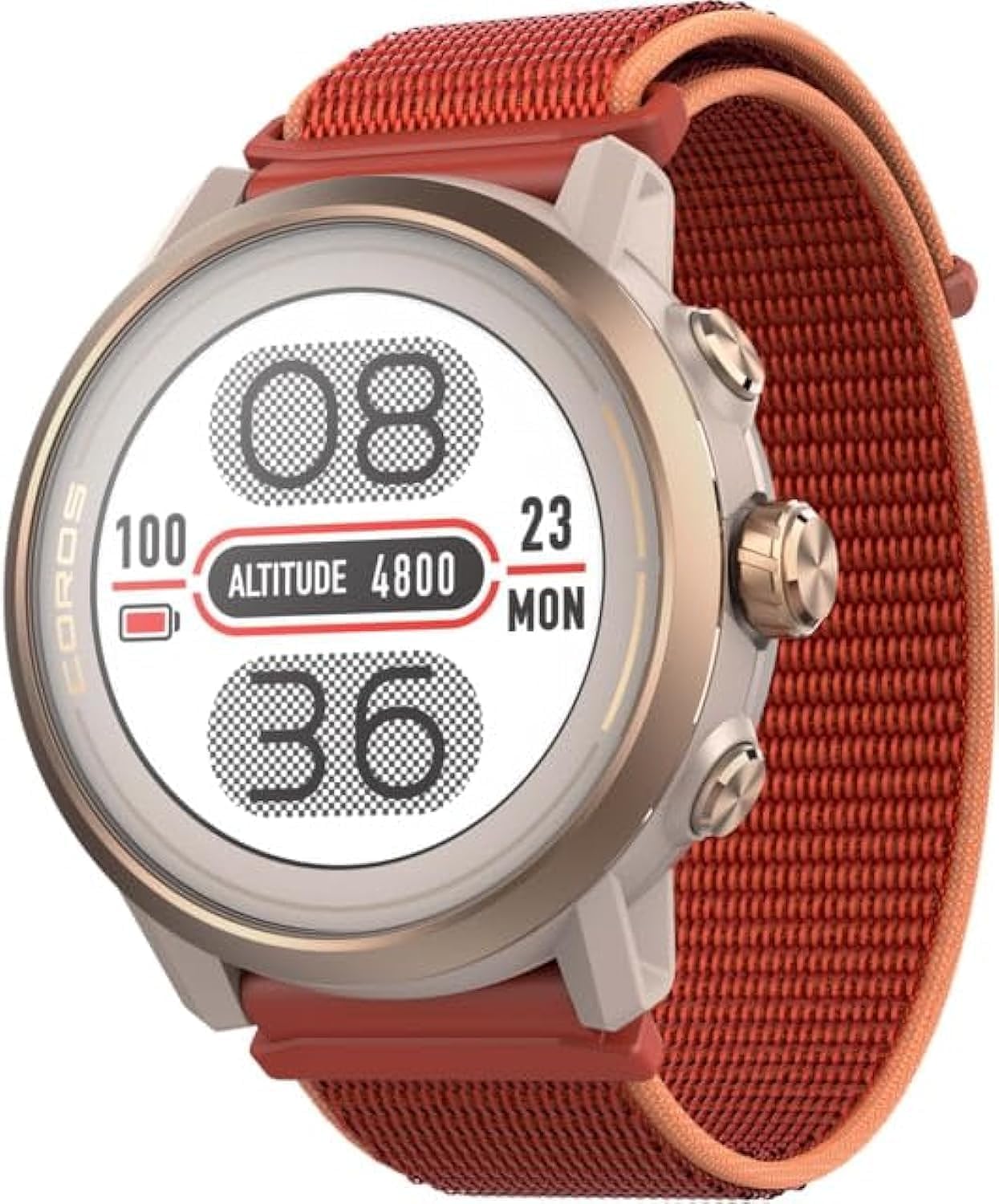 COROS APEX 2 GPS Outdoor Watch, 1.2" Sapphire Screen, 14 Days/40 Hours Battery Life, 5 Satellite Systems, Offline Maps, Heart Rate Monitor, Music,Triathlon, Multisport,Training Plan and Workout-Coral-0