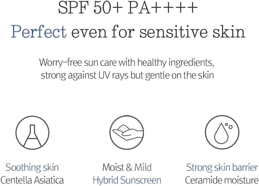 [PKY] Pyunkang Yul Moisture Soothing Sun Cream, Broad Spectrum SPF 50 Safe Hybrid Sunblock, Reef Safe, No White Cast, Korean Skincare (2.5 Fl. Oz, 75ml)-2