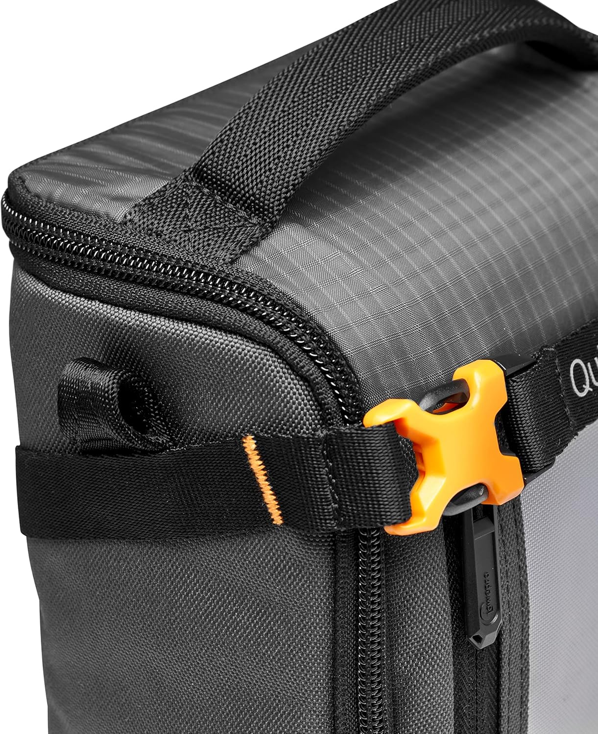 Lowepro QuickDoor Camera Bag Organiser, Adjustable Dividers, Mirrorless Camera Pouch, Grey/Orange-6