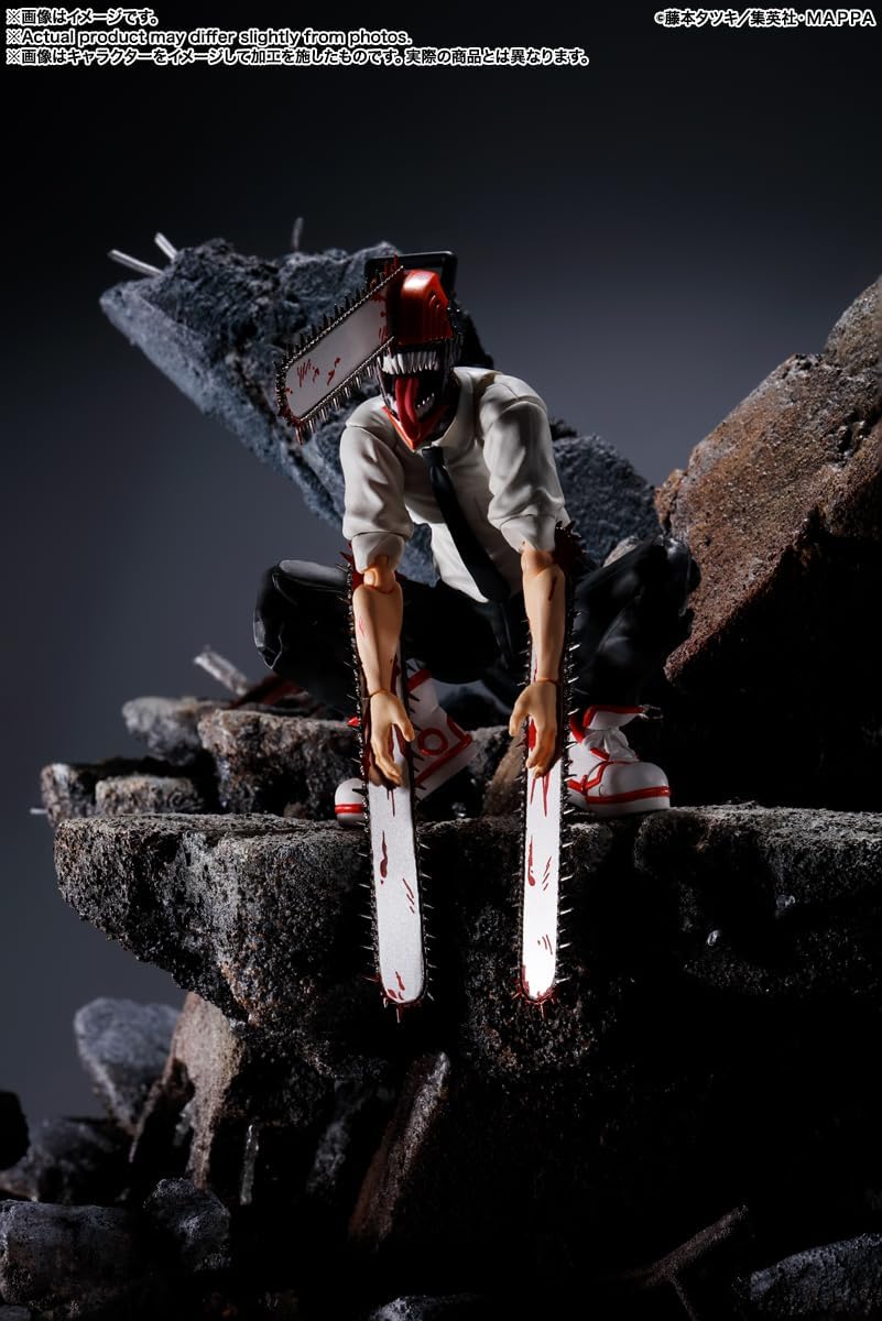 TAMASHII NATIONS BANDAI CHAINSAW MAN - Chainsaw Man - Figurine S.H. Figuarts 15cm-11