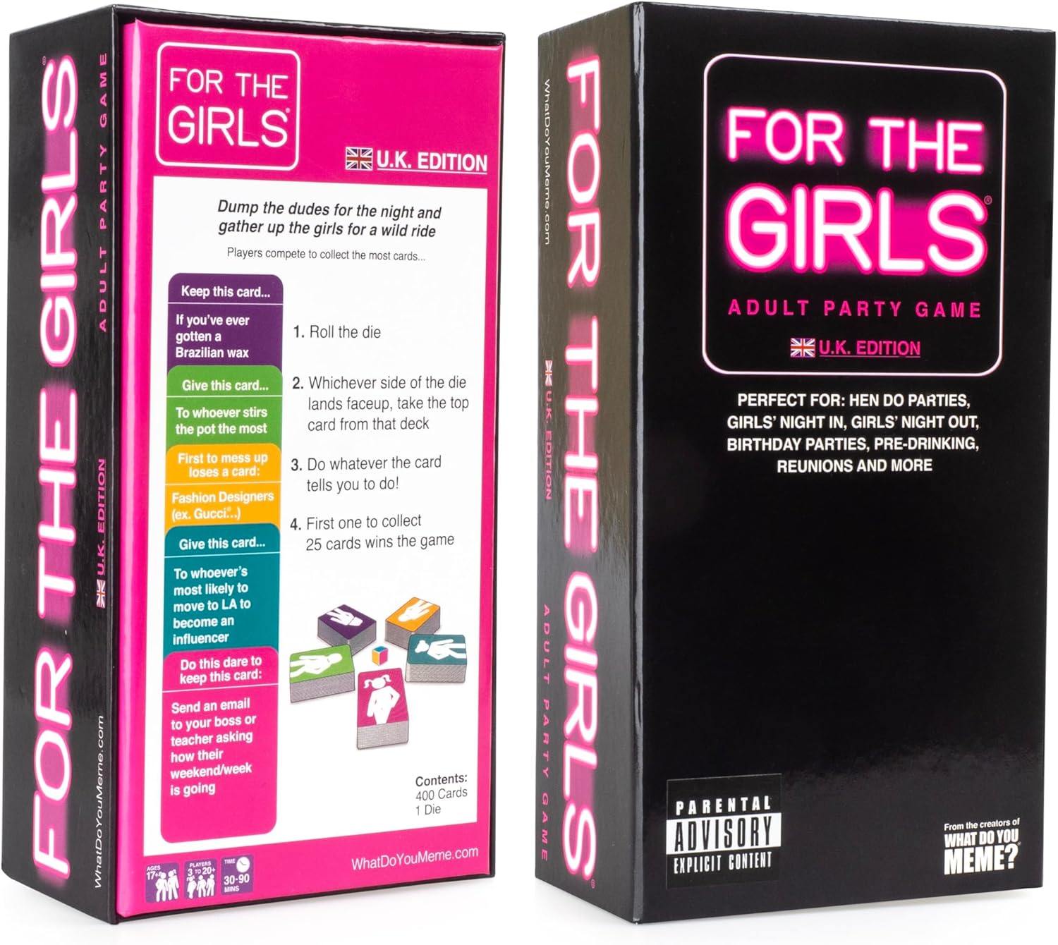 WHAT DO YOU MEME? For The Girls - The Ultimate Girls Night Party Game (UK Edition)-0